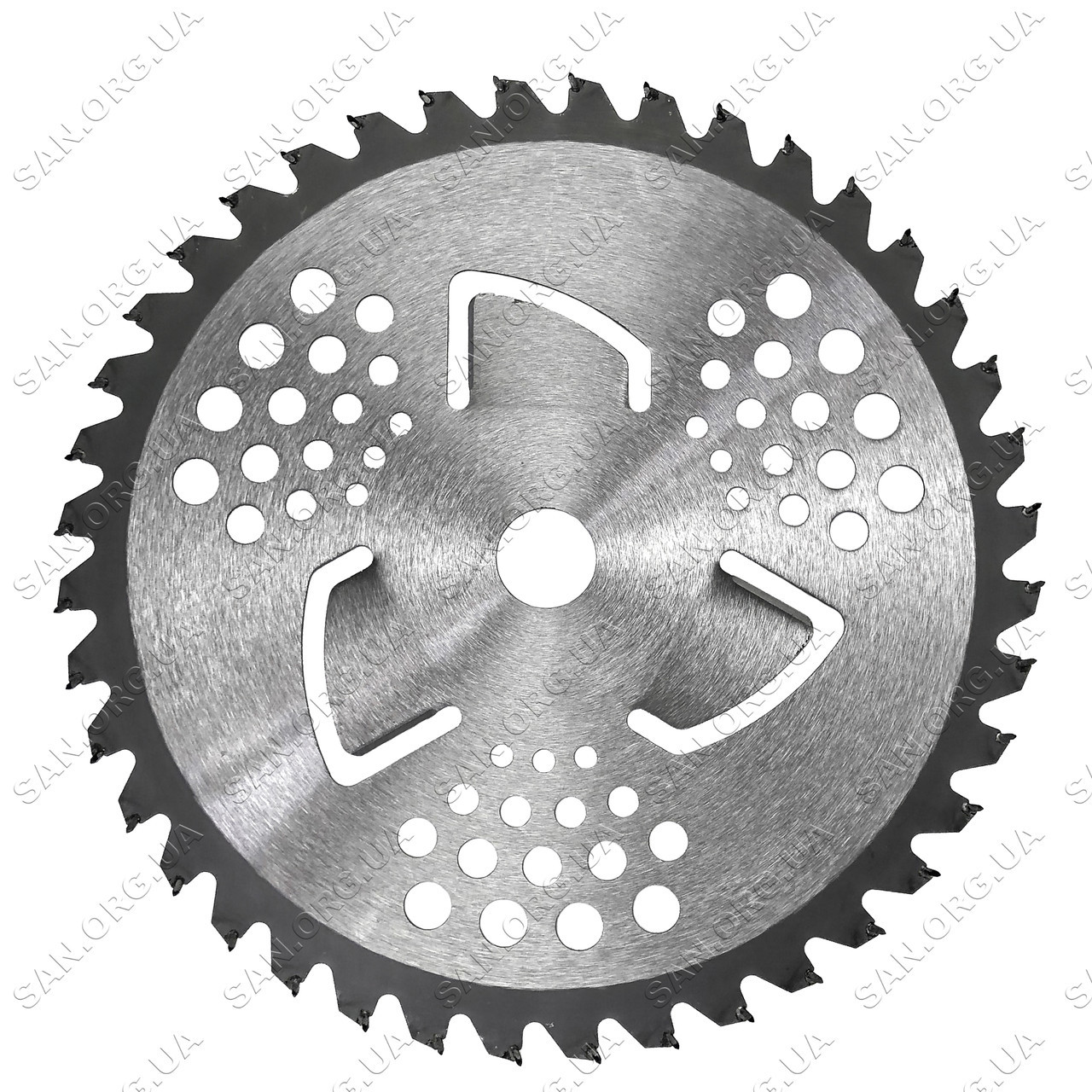 Диск для Мотокоси 40Т  з Побідитовими напайками з підрізом 255 мм, фото 1