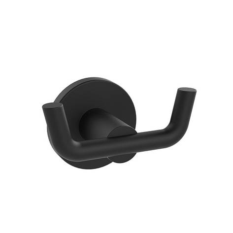 Гачок подвійний ZERIX DELUX M1305-2A Black (ZX4650), фото 1
