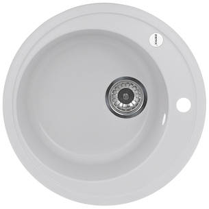 Мийка кухонна ZERIX ZS-510R-01 Біла (ZX4531), фото 1