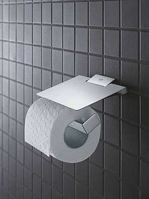 Тримач для туалетного паперу Grohe Selection Cube (40781000), фото 3