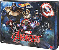 Набір колекційних машинок Марвел Hot Wheels HBY34 Marvel Avengers