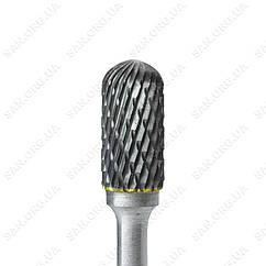 Борфреза, Шарошка по металу 12 мм тип С - Циліндр зі сферичним торцем Pilim