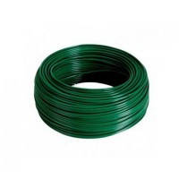 Проволока вязальная зеленая с ПВХ покрытием 1,4/2,3-2,5 мм моток 100 м.пог