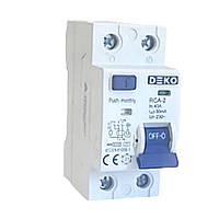 ПЗВ-диф реле двополюсне, 30 мА, тип A, 40 А