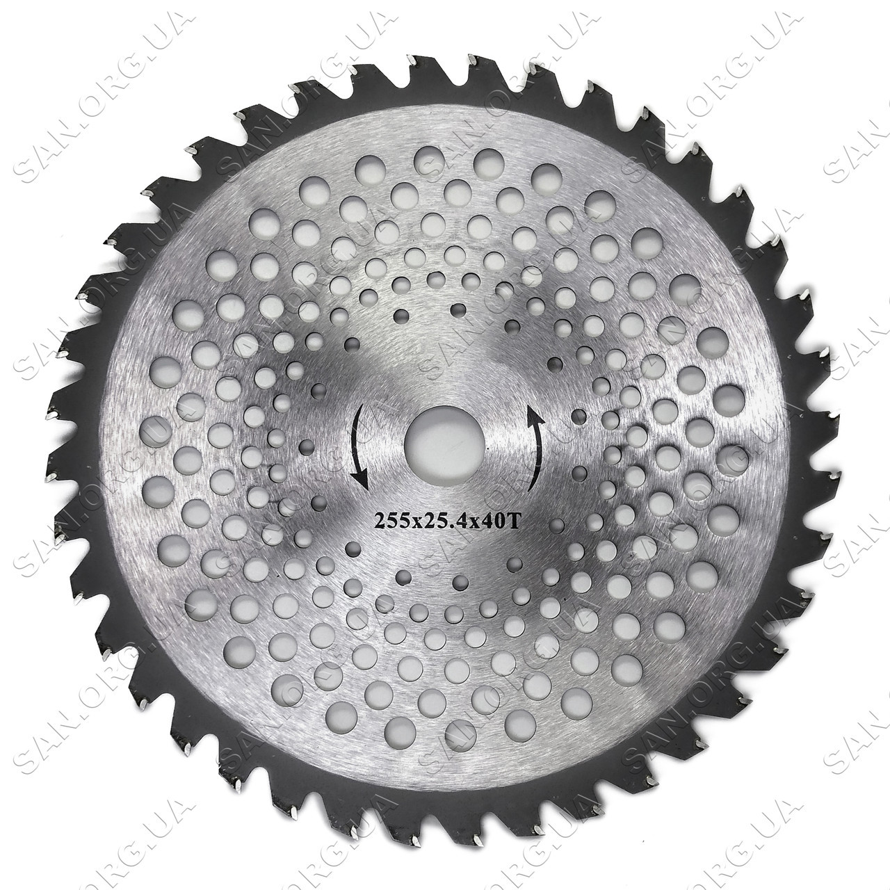 Ніж (Диск) для Мотокоси 40Т Побідитовий (Увігнутий) 255 мм, фото 1