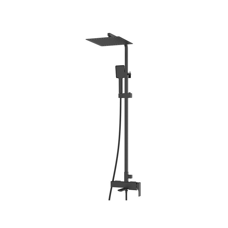 Душова колона зі змішувачем KOER KB-56010-05 (Квіт чорний) (KR3495)