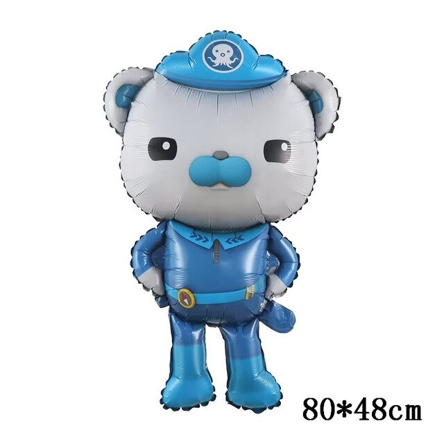 Фольгована повітряна куля Капітан Барнаклз Октонавти, 80х48 см