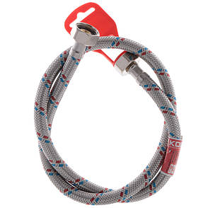 Гнучкий шланг для під'єднання води Гайка 1/2" — Гайка 1/2" (80 см) KOER (KR0256), фото 4