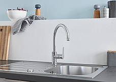 Мийка для кухні з неіржавкої сталі Grohe K200 (31552SD1), фото 6