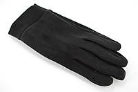 Перчатки мужские из пальтовой ткани на тоненькой флисовой подкладке чёрные 8021_11,5_sensor