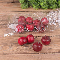 Яблука червоні 3 см(12шт)