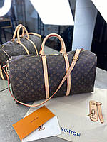Дорожная сумка Louis Vuitton | Мужская кожаная сумка отличного качества Луи Виттон