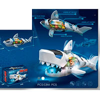 Музыкальная игрушка "Акула" 31 см с подвижными шестернями (звуковые и световые эффекты)
