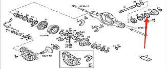 Кришка флянця заднього мосту металева EUROTRAKKER 260E38URSOR (42102339), фото 4
