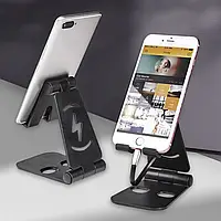 Универсальная подставка держатель для смартфона и планшета черная