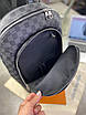 Рюкзак Louis Vuitton сіра шашка, фото 2