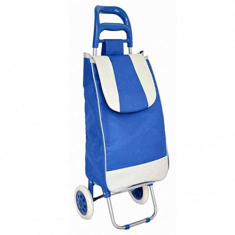 Большая дорожная тачка-сумка с колесиками цвет Голубой - фото 1 - id-p1944617433