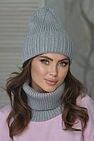 В'язаний комплект "Ненсі" колір сірий