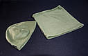 Шапка та бафф з флісу 240 г/м колір army green р. 55-58, фото 5