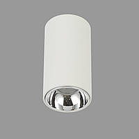Белый накладной светильник 10см 4W (906-COB53 WH-CR)