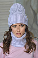 В'язаний комплект "Ненсі" колір ліловий