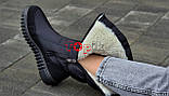 Дутіки жіночі чорні зимові модні високі чоботи Дутики (Код: М3054), фото 8