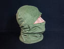 Балаклава з флісу 240 г/м колір army green р.58-60, фото 2