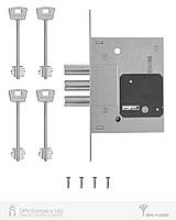 Замок врізний MUL-T-LOCK 1-WAY LEVER 257 UNIV BS60мм 4KEY 257_90мм 110,6мм w/o_SP