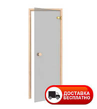 Двері для сауни та лазні Thermory Trendline Grey 70х190 мм
