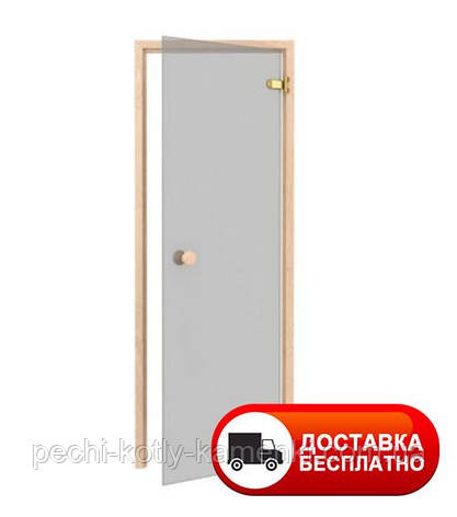 Двері для сауни та лазні Thermory Trendline Grey 70х190 мм, фото 1