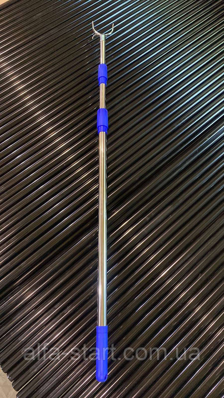 Торгова телескопічна палиця знімач 91-200см для одягу