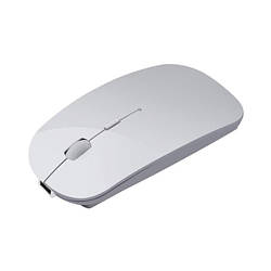 Бездротова миша блютуз bluetooth + USB біла