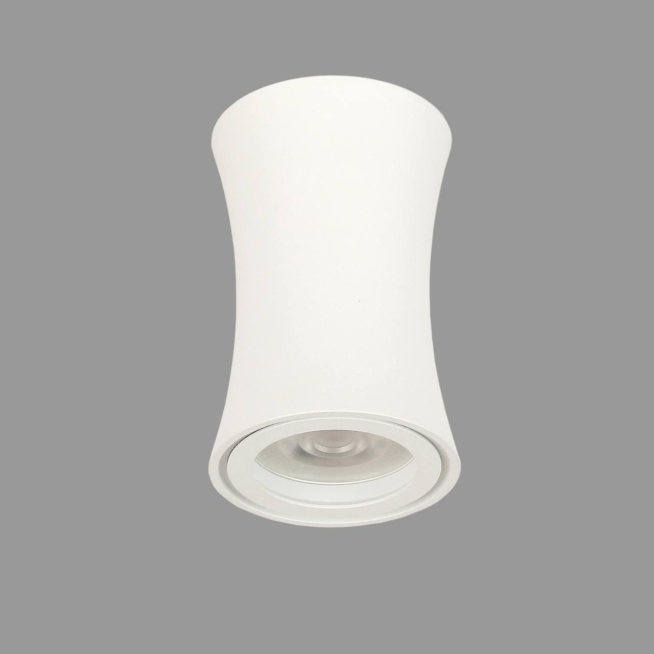 Белый накладной светильник 9см со сменной лампочкой (905-7711 WH) - фото 1 - id-p1144311234