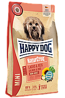 Сухой корм Happy Dog Naturcroq Mini Lachs & Reis для взрослых собак мини пород с лососем и рисом 4 кг