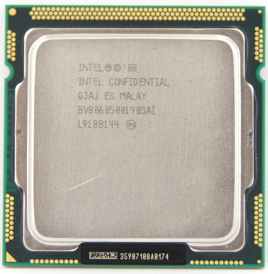 ПОТУЖНИЙ 4-ЯДЕРНИК на S1156 Intel Confidential Q3AJ ( i7-870) 2,93 ГГц, LGA1156, 4 ЯДРА — 8 ПОТОКІВ