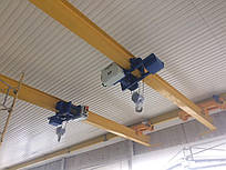 Кран-балка 1 тонна підвісна мостова L-10.5м Demag
