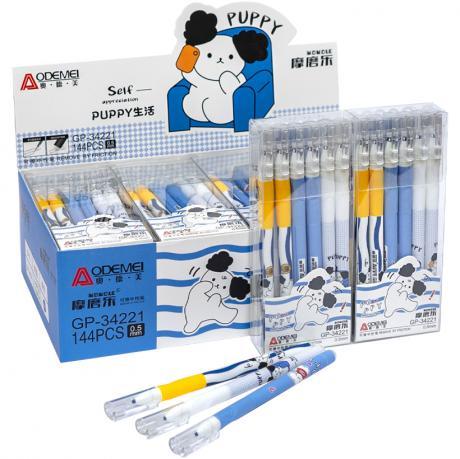 Від 12 шт. Ручка "пишет-стирает" 34221D синяя купити дешево оптом в інтернет-магазині