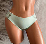 Жіночі труси лазерка з мереживом 42-48р 6 кольорів, фото 2