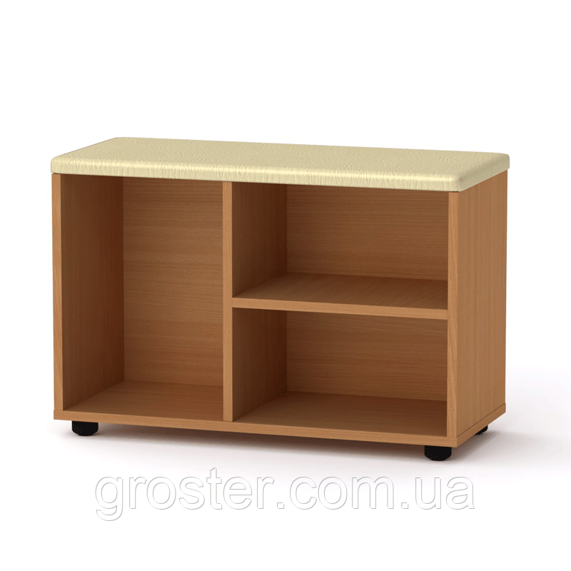 Відкрита тумбочка для взуття ТО-18 із сидінням, фото 1