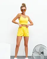Спортивный костюм для женщин цвет желтый размер M FI_002160