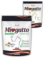 Сухой корм для кошек Miogatto Sensitive индейка 400g + 240g сухого корма Miogatto с курицей (Промонабор 640 g)