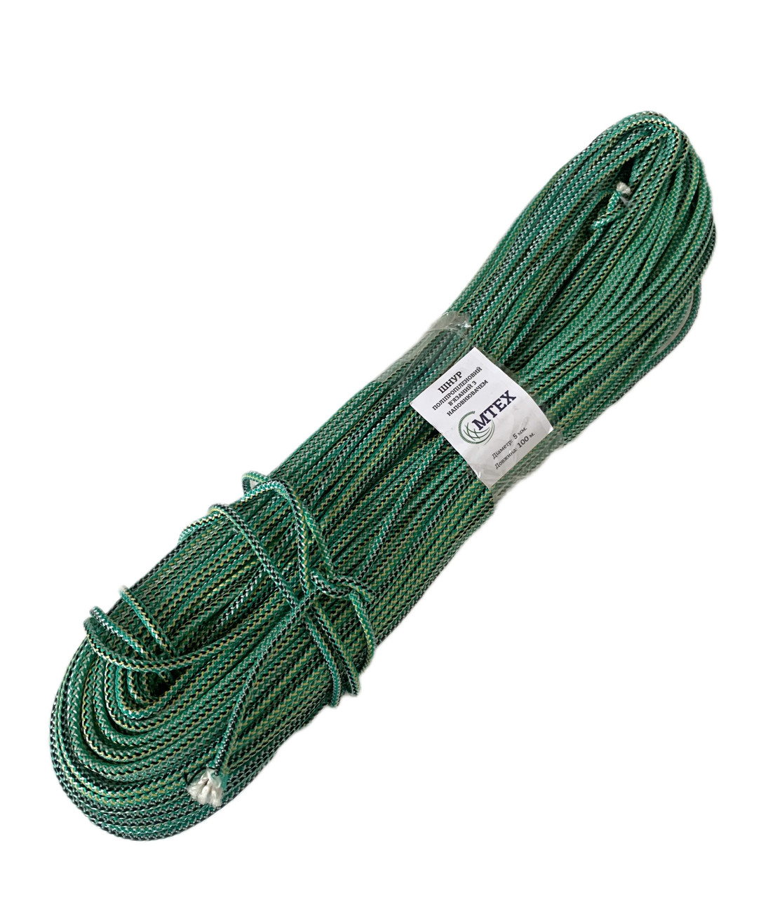 Мотузка для тента (шнур) поліпропіленова 5мм х 100м.