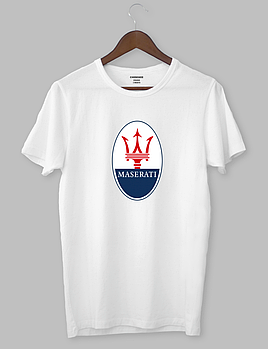 Футболка з прикольним дизайном «MASERATI»