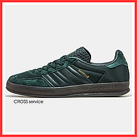 Кроссовки мужские Adidas Gazelle green / кеды Адидас Газели зеленые