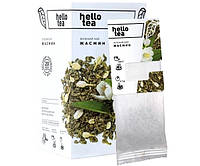 Зелений чай в пакетиках Hello Tea Жасмин 60 гр 20шт