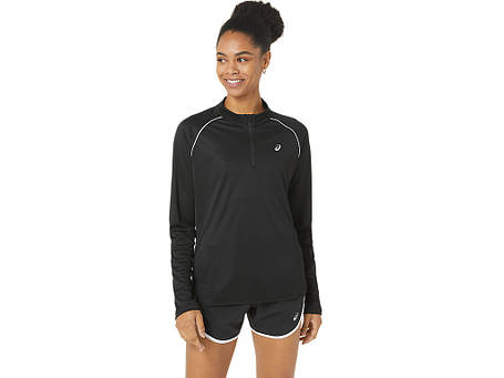 Лонгслів спортивний жіночий Asics ICON 1/2 ZIP LS TOP 2012C867 001, фото 2