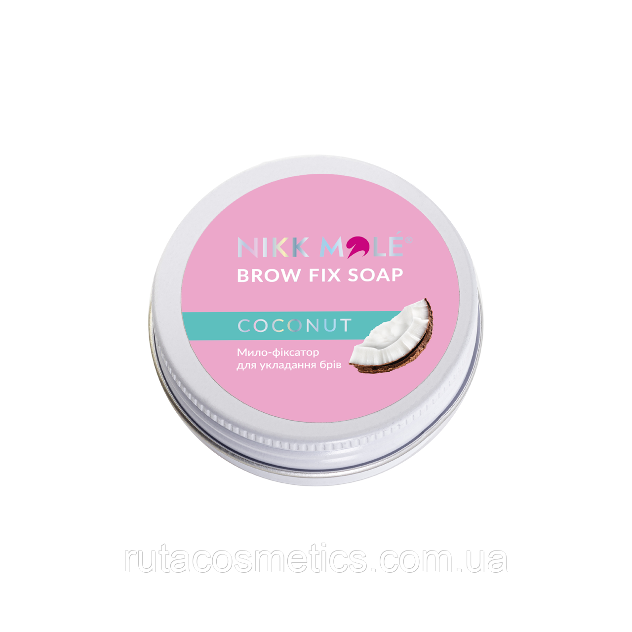 Nikk Mole BROW FIX SOAP Мило-фіксатор для укладання брів (Coconut/Кокос)