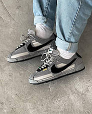 Чоловічі кросівки Nike Cortez Grey Black ALL11176, фото 5