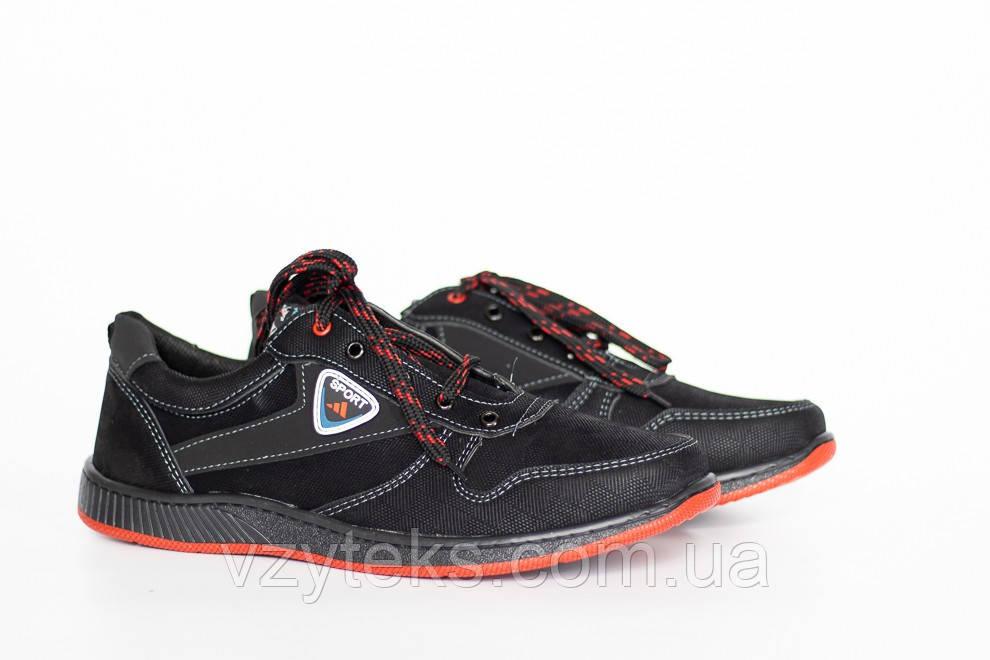 Кросівки чоловічі зі шнурівкою, фото 1