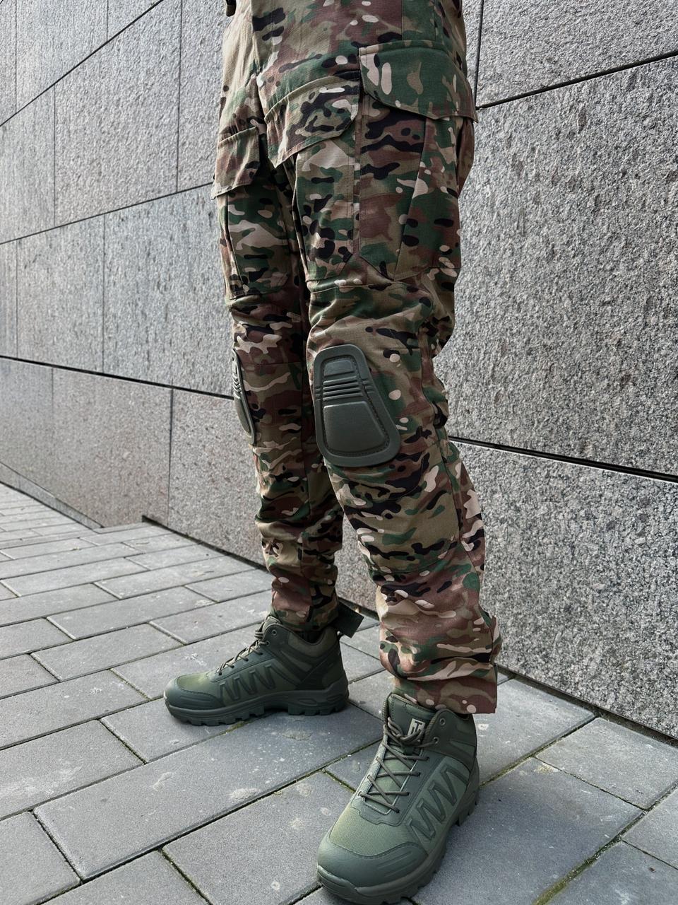 Штани тактичні з наколінниками та підтяжками Ultimatum Commander Мультикам, 44-46, 46-48, 48-50, 50-52